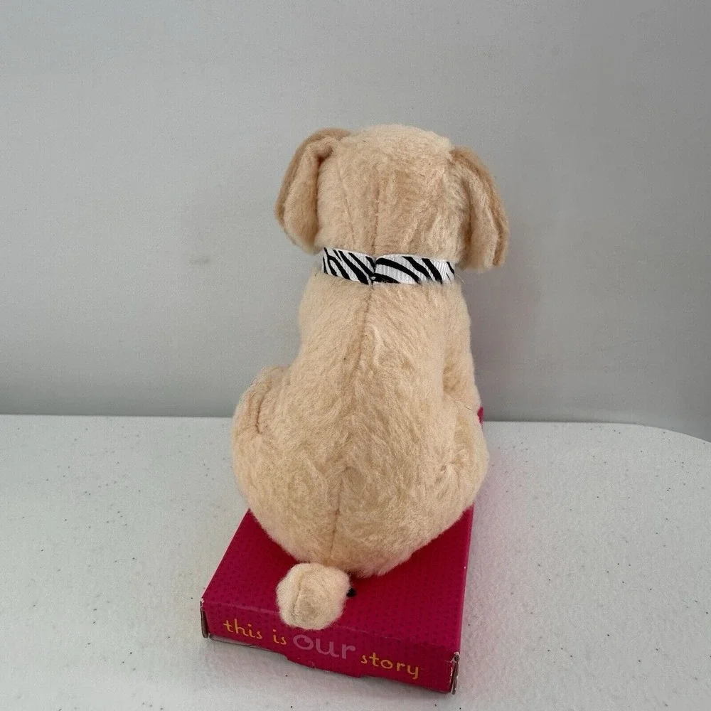 Our Generation Poodle Pup Plush Dog With Leash For 18